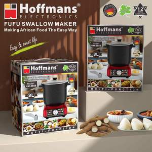 Procesador de Alimentos Hoffmans Estético de 8 Litros y 1000W para Ñame Prensado y Sémola, Moderno, para Entusiastas de la Cocina, para Preparar Fufu - Product Image 5
