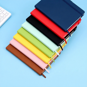 A5 PU Cover Notebook Planner Journal Custom Logo <b>Printed</b> Notebooks Elastic Closure School <b>Office</b> Gift - Product Image 2
