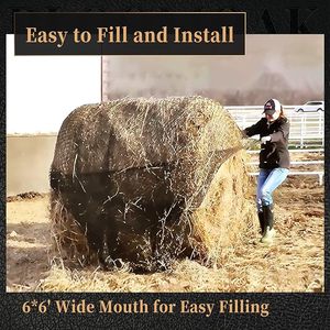 Lớn nặng <span class=keywords><strong>Bale</strong></span> <span class=keywords><strong>hay</strong></span> <span class=keywords><strong>Net</strong></span> ngựa 6 '6 ''toàn bộ vuông <span class=keywords><strong>Bale</strong></span> chậm thức ăn <span class=keywords><strong>hay</strong></span> <span class=keywords><strong>Net</strong></span> Feeder chăn nuôi thiết bị đào tạo 1.5'' lỗ - Product Image 4