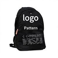 Sac à dos unisexe décontracté léger et personnalisable grande capacité en polyester recyclé pour étudiants et trajets quotidiens transfrontaliers