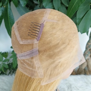 Perruques sans colle à dentelle frontale en cheveux naturels vietnamiens bruts doublement étirés, ondulés, de luxe, originaux, pour femmes noires - Product Image 5