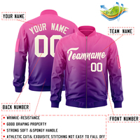 Blouson de sport d'hiver vintage avec logo personnalisé pour hommes OEM vestes de baseball universitaire grande taille avec fermeture à glissière décontractées