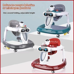Voiture <span class=keywords><strong>d</strong></span>'apprentissage multifonctionnelle pour enfants, jouet amusant pour passer du position assise à la position debout, prévention des jambes en forme de O, trotteur pour bébé avec protection contre le retournement - Product Image 2