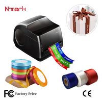N-mark Chine 2025 Machine d'impression de taffetas de ruban de satin pour la boutique de cadeaux funéraires, imprimante numérique de feuille de timbre chaud