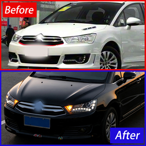 Conjunto de Faros Delanteros para Citroën C-Quatre <span class=keywords><strong>C4</strong></span> Sega <span class=keywords><strong>C4</strong></span> L, <span class=keywords><strong>2012</strong></span>-2016, Actualización de Alta Calidad, Lentes de Proyector LED DRL, Accesorios para Automóviles - Product Image 6