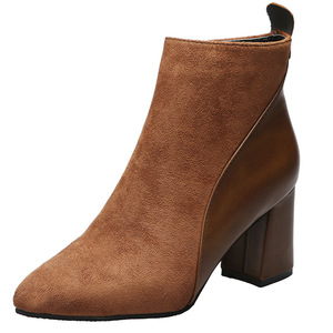 Nieuwe Stijlen Dameslaars 2023 Hoge Kwaliteit Chuck 6.5Cm Hak Laarzen Voor Vrouwen Big Size - Product Image 4