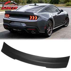 Convient pour Ford Mustang 2024-2026, style SK, spoiler de coffre noir mat - Product Image 1