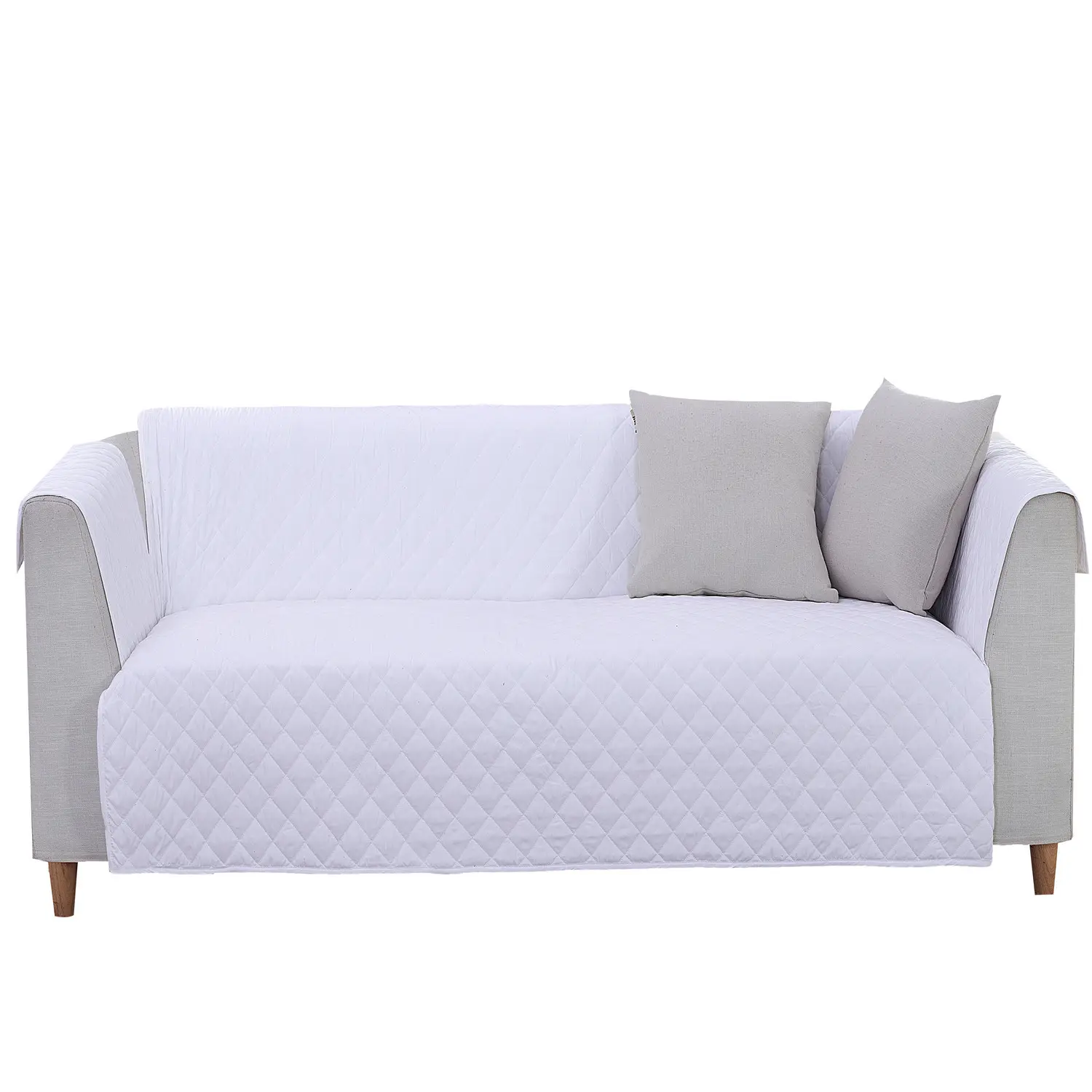 Penutup Sofa multi warna poliester 100% penutup sofa pencegahan gores hewan peliharaan bantal sofa lembut