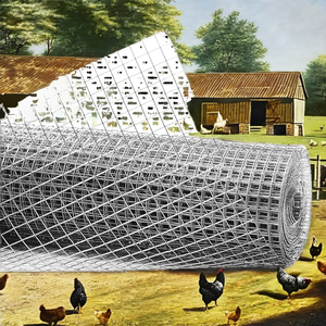 Grillage en acier galvanisé pour clôture agricole, maille soudée à tissage plat, toile métallique décorative avec découpe et pliage - Product Image 2
