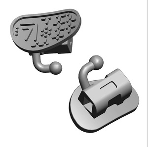 Hot Selling Orthodontic <span class=keywords><strong>Dental</strong></span> 1st Molar Bonadable <span class=keywords><strong>Monoblock</strong></span> Enkele Buccale Buis <span class=keywords><strong>Dental</strong></span> Orthodontische Beugels Handmatige Stroombron - Product Image 1