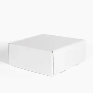 กล่องใส่การ์ดสีขาวแบบแบนพับได้กล่องบรรจุภัณฑ์สีดำทำจากงาช้างบอร์ดแบบกำหนดเอง