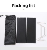 Meubles d'extérieur en aluminium léger OEM pour le camping, durables, gain de place, table pliante pour le café, les enfants, le camping, la salle à manger