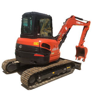 รถขุดขนาดเล็ก 5.5 ตัน รุ่น KX U55 พร้อมเครื่องยนต์ Doosan เกียร์ ปั๊ม และชุดเกียร์ Yuken สำหรับงานดิน - Product Image 1