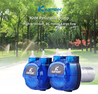Pompe péristaltique miniature Kamoer KHM 12V 24V DC à haut débit et auto-amorçante pour équipement industriel et circulation d'eau en laboratoire CE