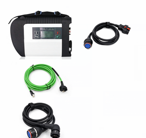 เครื่องมือวินิจฉัย SD Connect C4 Multiplexer Star สำหรับรถยนต์และรถบรรทุก OBD2 สแกนเนอร์ V-CI Interface พร้อมชุดสายเคเบิลครบชุดสำหรับรถยนต์เบนซ์ - Product Image 1