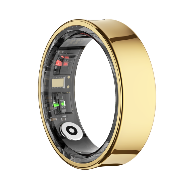 5ATM Waterproof App Controlled VR09 Health Smart Ring Skin Temperature Heart Rate Monitor Sleep Fitness Tracker for Men Women
