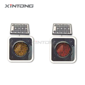 Precio de fábrica de advertencia <span class=keywords><strong>amarillo</strong></span> y solar lento luz <span class=keywords><strong>intermitente</strong></span> LED solar de advertencia de tráfico Luz - Product Image 2
