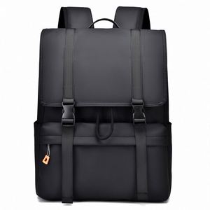 Mochila unisex impermeable de moda para hombre con puerto de carga USB, mochila inteligente negra para portátil, mochila antirrobo con - Product Image 3