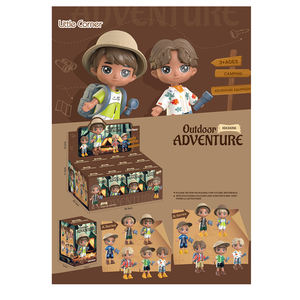 Figurine d'action Art Toys Kidult Little Corner Collectible Doll the Adventure Boys de 4 pouces en PVC et ABS avec accessoires, déballée - Product Image 3