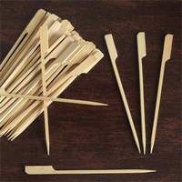 Brochettes en bambou Teppo de qualité alimentaire, brochettes jetables biodégradables, brochettes en bambou en vrac pour barbecue
