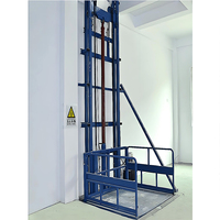 JN JN07 Chariot élévateur à ciseaux hydraulique pour manutention de marchandises en entrepôt, élévateur à rail, capacité 16m de levage, moteur 1.1kw