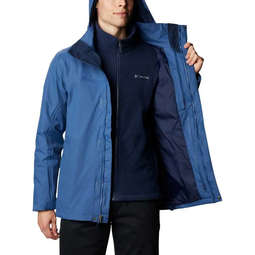 Doublure polaire Niche Design col montant veste pour hommes chaud coupe-vent imperméable hiver extérieur neige 3 en 1 veste