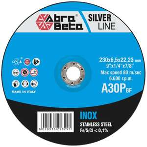 ABRA BETA - AB000260150 A30P INOX-Discos de molienda de centro deprimido (paquete múltiple)-ABRASIVOS EAN 8020935238257 - Product Image 1