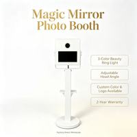Machine de photomaton personnalisée avec écran tactile de 15,6 pouces, appareil photo reflex numérique, coque en métal, populaire et tendance, pour mariages et fêtes