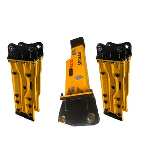 SOOSAN-martillo hidráulico Vertical SB81, modelo silencioso para excavadora 20t, gran oferta, 2022