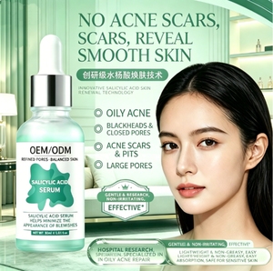 Suero <span class=keywords><strong>Facial</strong></span> OEM de 30 ml con Ácido Salicílico, Exfoliante de Limpieza Profunda con Niacinamida <span class=keywords><strong>para</strong></span> Piel Grasa, Marcas de Acné y Cuidado de la Piel - Product Image 1