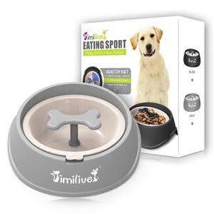 Nuovo Disegno Evitare il Soffocamento Gola Obesità Di Puzzle di Alimentazione Animale Domestico Del Cane di Viaggio Lento Cibo Acqua Feeder - Product Image 2