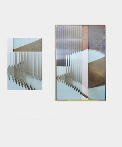 Décoration d'intérieur peinture géométrique abstraite art mural acrylique 3D <span class=keywords><strong>verre</strong></span> - Product Image 6