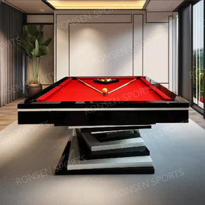 Moderno diseño de lujo personalizado precio barato pizarra de mármol de madera maciza americana varios 9 pies 8 pies 7 pies mesa de billar para la venta - Product Image 3