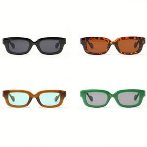 Gafas de Sol Rectangulares Vintage de Moda 2022 para Hombre, Gafas de Sol Cuadradas Verdes con Marco Pequeño y Protección UV400 para Mujer - Product Image 6