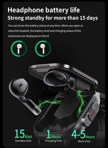 2025 Smart Watch BT chiamata 2 in 1 TWS auricolari con auricolari NFC monitoraggio della salute sport Smartwatch cuffie per uomo <span class=keywords><strong>D</strong></span> 8 - Product Image 6