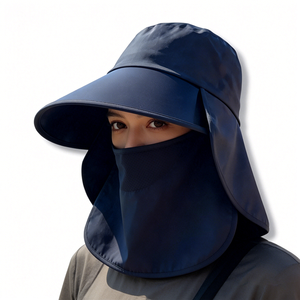 Sombrero de Sol ACE UPF 50+ con Protección Facial y de Cuello 360°, Protección UV, Ala Ancha, Transpirable, Secado Rápido, para Pesca, Senderismo y Actividades al Aire Libre - Product Image 1