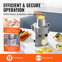 Fc200qx Commerciële Roestvrijstalen Frituursnijder Automatische Aardappelsnijmachine En Chippersmachine Voor Klein Fruit En Tomaat