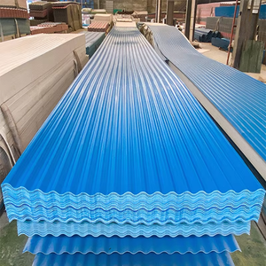 Tejas de techo corrugadas de plástico UPVC en capas ASA Tejas impermeables con aislamiento térmico para casas al aire libre - Product Image 2