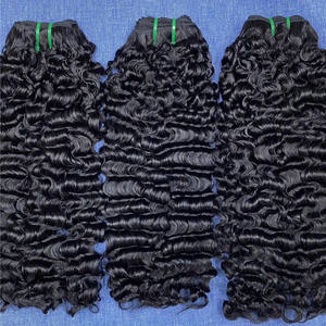 生のインドのベトナムのビルマのカーリーバンドル未処理のバージンヘアベンダーベトナムのキューティクルアライメントされた人間の髪のエクステンション - Product Image 2