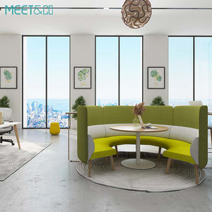 आधुनिक साउंडप्रूफ कार्यालय बैठक बूथ सोफा उच्च विभाजन गृह कार्यालय और होटल उपयोग कार्यकारी डिजाइन उच्च घनत्व फोम के साथ सेट - Product Image 4