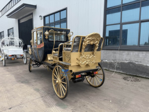 Calèche royale de luxe électrique, calèche classique pour hôtels de villégiature et mariages, transport présidentiel de style vintage - Product Image 1