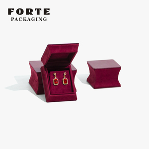 FORTE Luxury Custom <b>Name</b> Engraved Engagement Gift for Earrings Necklaces Pendants Pu Leather Jewelry Organiser Box - Product Image 6