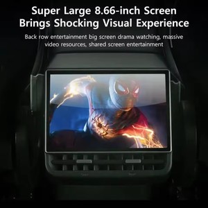 Pantalla trasera de 8,66 pulgadas para Tesla Model 3 Y 2020-2024 4G 64G Soporte de pantalla de entretenimiento trasero - Product Image 4