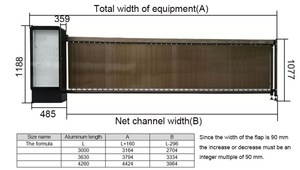 Quảng cáo an toàn thương mại cổng rào cản chuỗi tự động với cửa quay nắp an toàn cho hàng rào an toàn và an ninh - Product Image 3