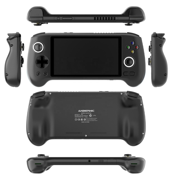 ANBERNIC RG556 Retro Handheld Gaming Console 64 Bit Unisoc T820 5.48 Inch AMOLED Screen 3D Hall Joystick 5G WiFi Game Player