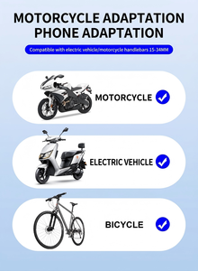 Nuevo Soporte de Teléfono para Motocicleta de 6 Garras, Antivibración, para Manillar y Espejo Retrovisor, Soporte de Navegación para Scooter y Bicicleta, Venta al Por Mayor B2B - Product Image 3