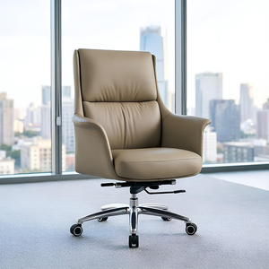 Silla Ejecutiva de Cuero Genuino: Comodidad Ergonómica, Ideal para Oficinas de Directores Ejecutivos y Salas de Juntas - Product Image 3