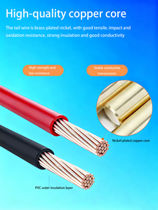 Kabel Silikon Tipe T Konektor Jantan & Betina 2 Pin Terminal Kabel Harness - Product Image 4