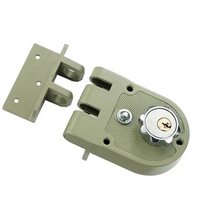 Échantillon disponible 558B <span class=keywords><strong>Serrure</strong></span> à mortaise en laiton et Zamak pour porte principale en bois, modèle Tiger, avec fonction de sécurité - Product Image 2