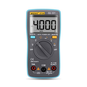 Máy đo điện trở điện dung ZOYI ZT-100 Ampe kế Vôn kế Máy đo điện trở điện dung 4000 Đếm Dụng cụ đo có độ chính xác cao - Product Image 1